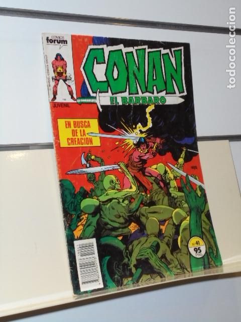 C&oacute;mics: CONAN EL BARBARO VOL. 1 N&ordm; 41 MARVEL - FORUM - Foto 1