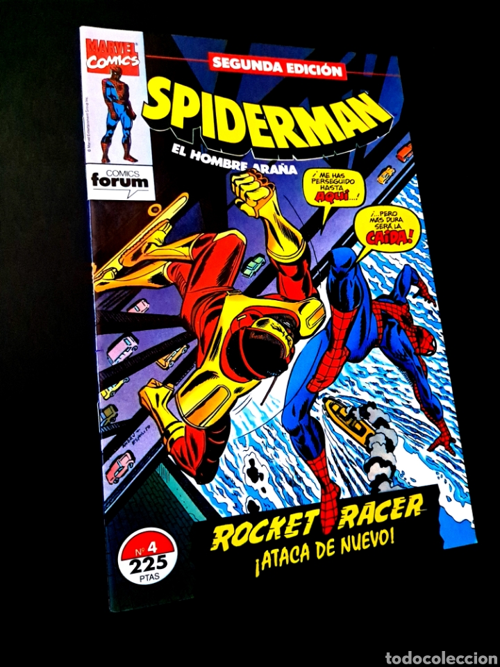 C&oacute;mics: EXCELENTE ESTADO SPIDERMAN 4 SEGUNDA EDICION COMICS FORUM MARVEL - Foto 1