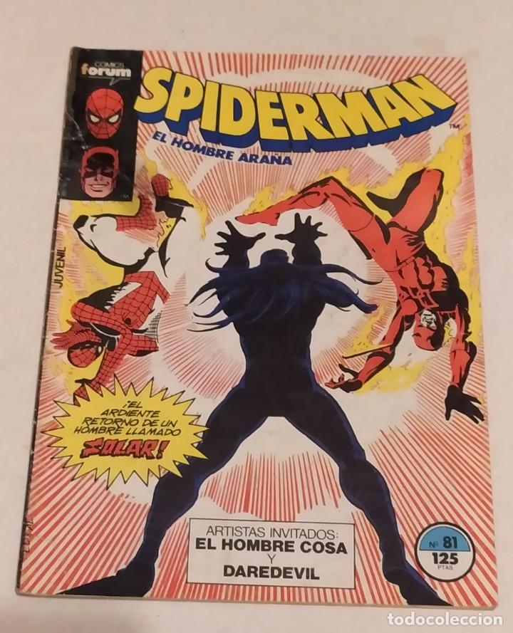 C&oacute;mics: SPIDERMAN N&ordm; 81 - COMICS FORUM - MARVEL. A&Ntilde;O 1986 - Foto 1