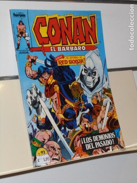 C&oacute;mics: CONAN EL BARBARO VOL. 1 N&ordm; 92 MARVEL - FORUM - Foto 1