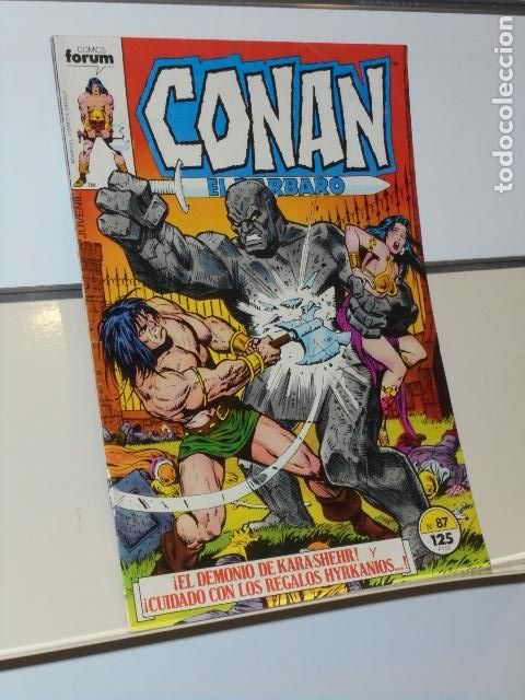 C&oacute;mics: CONAN EL BARBARO VOL. 1 N&ordm; 87 MARVEL - FORUM - Foto 1