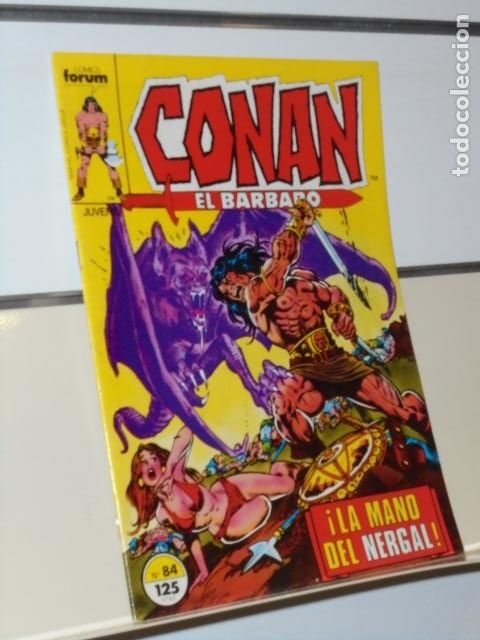 C&oacute;mics: CONAN EL BARBARO VOL. 1 N&ordm; 84 MARVEL - FORUM - Foto 1