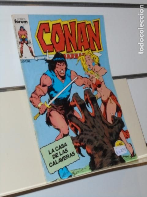 C&oacute;mics: CONAN EL BARBARO VOL. 1 N&ordm; 62 MARVEL - FORUM - Foto 1