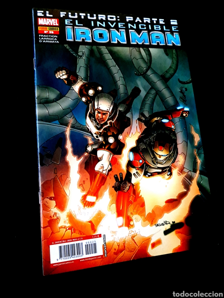 C&oacute;mics: EXCELENTE ESTADO EL INVENCIBLE IRON MAN 25 COMICS PANINI MARVEL - Foto 1