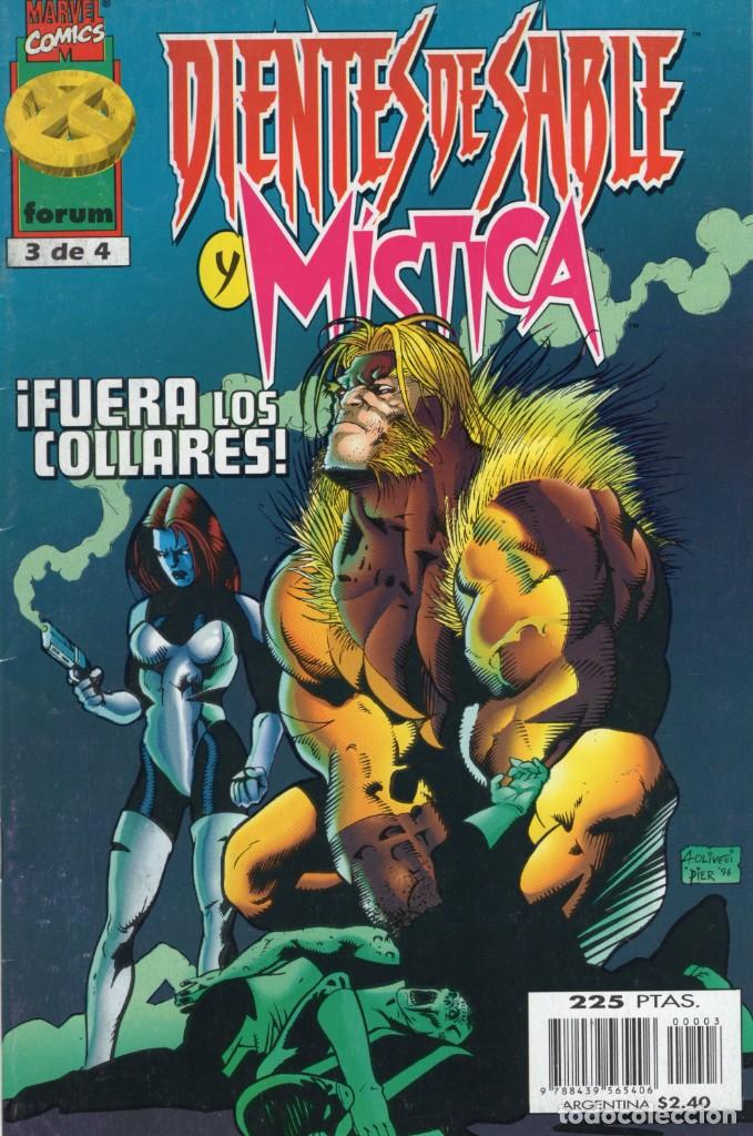 C&oacute;mics: DIENTES DE SABLE Y MISTICA N&ordm; 3 - FORUM - BUEN ESTADO - Foto 1