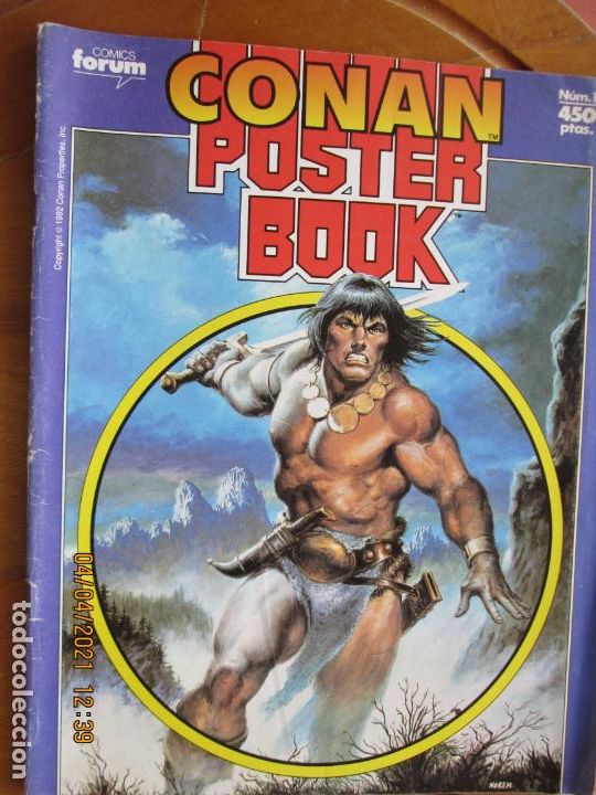 C&oacute;mics: CONAN POSTER BOOK - COMICS FORUM- 1992 - Foto 1