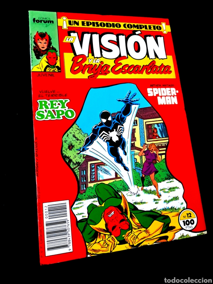 C&oacute;mics: EXCELENTE ESTADO LA VISION Y LA BRUJA ESCARLATA 12 COMICS FORU MARVEL - Foto 1