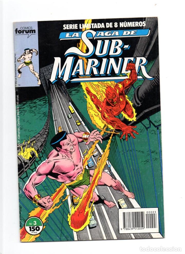 C&oacute;mics: N&ordm; 3 LA SAGA DE SUB-MARINER. COMISC FORUM. SERIE 8 NUMEROS. - Foto 1