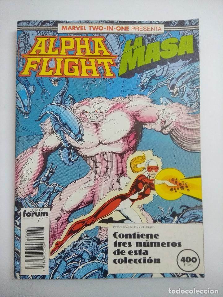 C&oacute;mics: TWO IN ONE/ALPHA FLIGHT-LA MASA/RETAPADO DEL 48 AL 50/FORUM. - Foto 1
