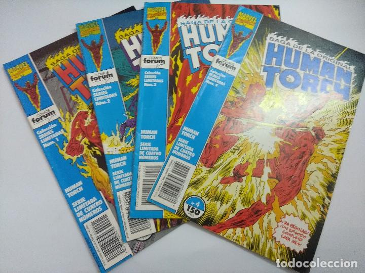 C&oacute;mics: SAGA DE LA ORIGINAL HUMAN TORCH/SERIE LIMITADA 4 NUMEROS/FORUM. - Foto 1