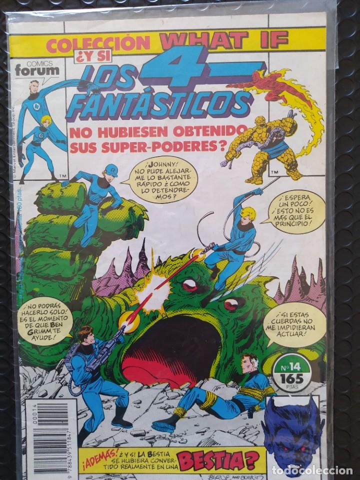 C&oacute;mics: MARVEL WHAT IF #14-PRIMERA EDICI&Oacute;N-FORUM-FN-BOLSA & BACKBOARD - Foto 1