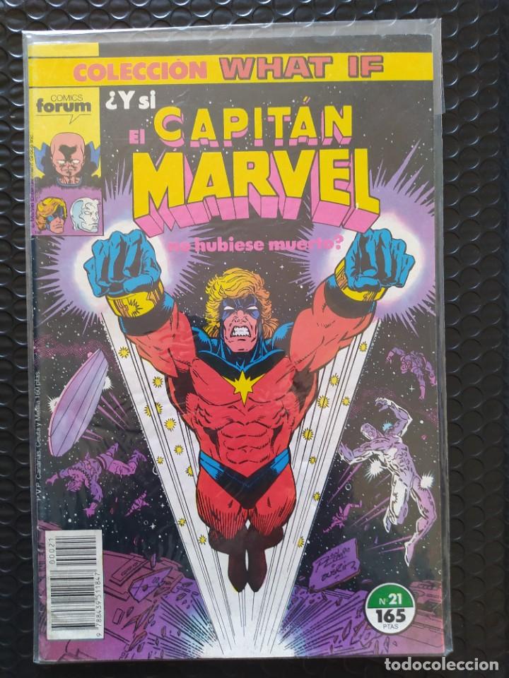 C&oacute;mics: MARVEL WHAT IF #21-PRIMERA EDICI&Oacute;N-FORUM-FN-BOLSA & BACKBOARD - Foto 1