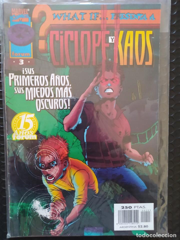 Comics: MARVEL WHAT IF #3-VOL 2-PRIMERA EDICI&Oacute;N-FORUM-FN-BOLSA & BACKBOARD