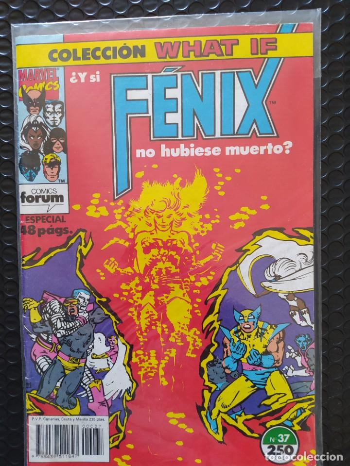 Comics: MARVEL WHAT IF #37-VOL 1-PRIMERA EDICI&Oacute;N-FORUM-FN-BOLSA & BACKBOARD