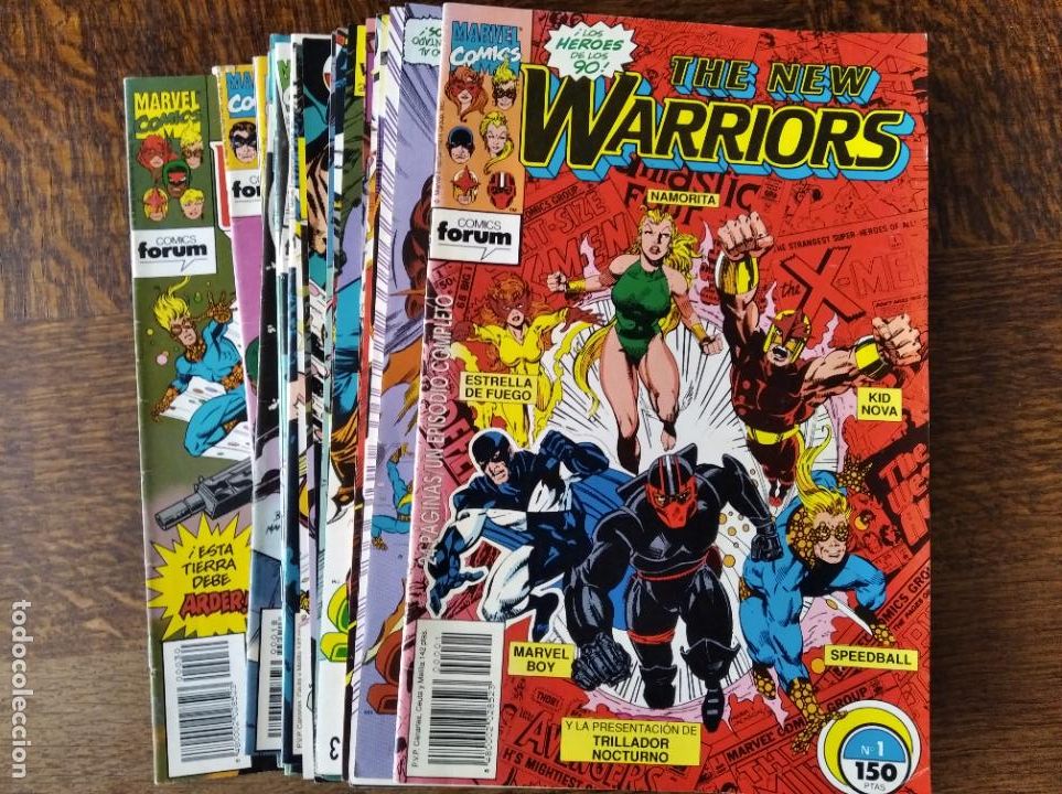 C&oacute;mics: THE NEW WARRIORS GRAN LOTE DE 27 NUMEROS... - Foto 1
