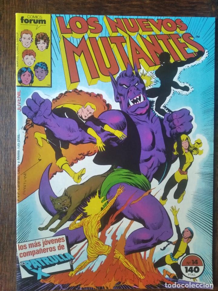 C&oacute;mics: LOS NUEVOS MUTANTES V.1 N&ordm; 14 - FORUM MARVEL COMICS - - Foto 1