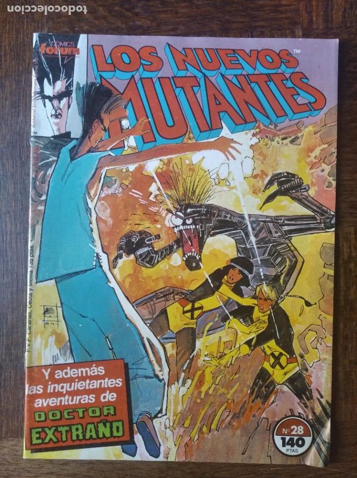 C&oacute;mics: LOS NUEVOS MUTANTES V.1 N&ordm; 28 - FORUM MARVEL COMICS - - Foto 1