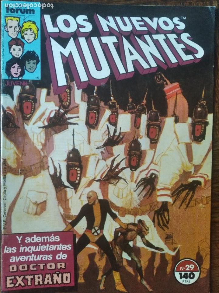 C&oacute;mics: LOS NUEVOS MUTANTES V.1 N&ordm; 29 - FORUM MARVEL COMICS - - Foto 1