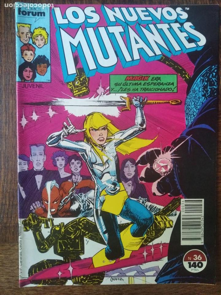 C&oacute;mics: LOS NUEVOS MUTANTES V.1 N&ordm; 36 - FORUM MARVEL COMICS - - Foto 1