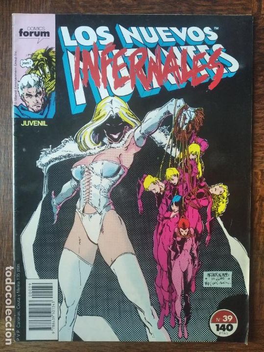 C&oacute;mics: LOS NUEVOS MUTANTES V.1 N&ordm; 39 - FORUM MARVEL COMICS - - Foto 1