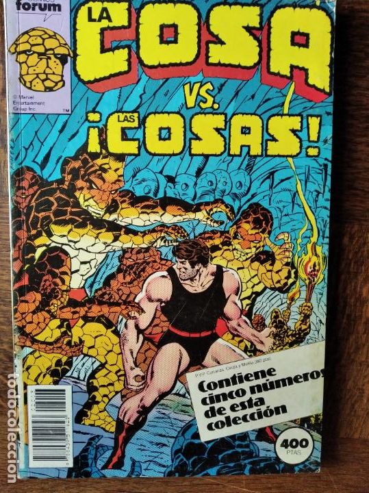C&oacute;mics: LA COSA, TOMO RETAPADO DEL N&ordm; 11 AL 15 - MARVEL COMICS FORUM. - Foto 1