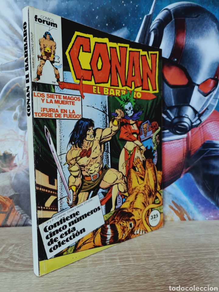 C&oacute;mics: EXCELENTE ESTADO CONAN 86 AL 90 RETAPADO C&Oacute;MICS MARVEL FORUM - Foto 1