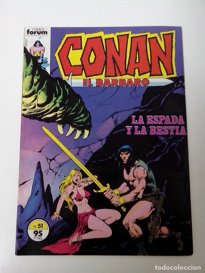 C&oacute;mics: COMIC CONAN EL BARBARO N&ordm; 51 LA ESPADA Y LA BESTIA - Foto 1
