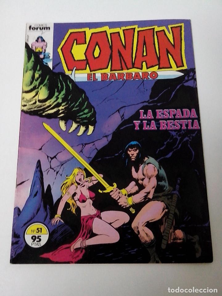 C&oacute;mics: COMIC CONAN EL BARBARO N&ordm; 51 LA ESPADA Y LA BESTIA - Foto 2