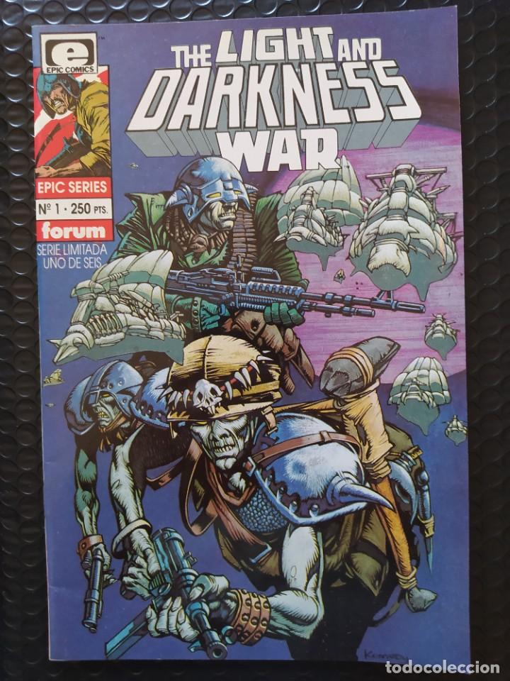 Comics: FORUM/EPIC-THE LIGHT AND DARKNESS WAR #1-1991-VFN-BOLSA & BACKBOARD