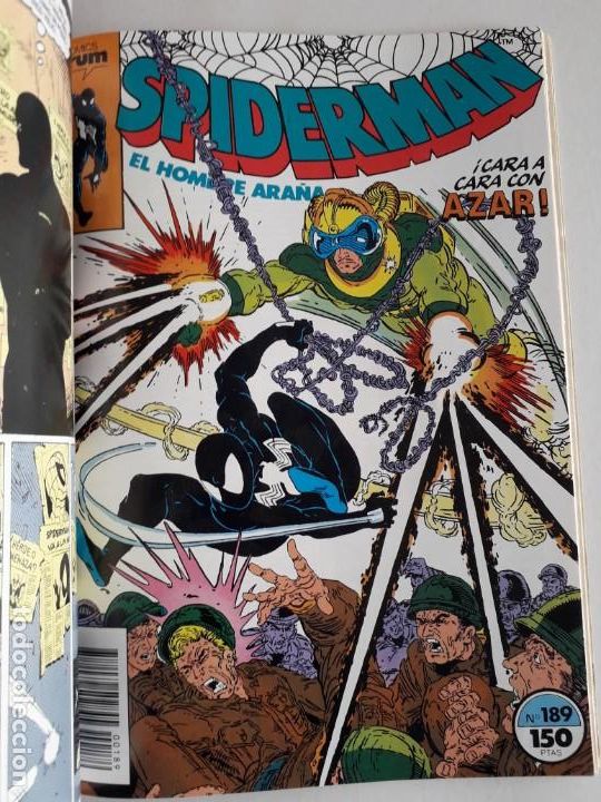 C&oacute;mics: SPIDERMAN FORUN N-186 AL 190 DIFICIL - Foto 5