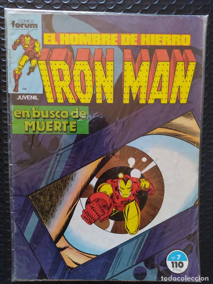 C&oacute;mics: IRON MAN #7-1&ordf; EDIC.-FORUM-FN-BOLSA & BACKBOARD - Foto 1