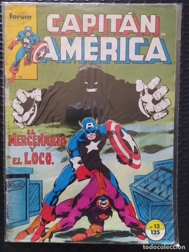 C&oacute;mics: CAPIT&Aacute;N AM&Eacute;RICA #13-1&ordf; EDIC.-FORUM-VG-BOLSA & BACKBOARD - Foto 1