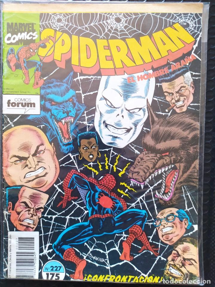 C&oacute;mics: SPIDERMAN #227-ERROR DE IMPRESI&Oacute;N-1&ordf; EDIC.-FORUM-FN-BOLSA & BACKBOARD - Foto 1