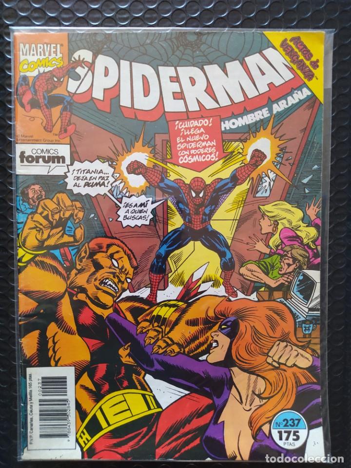 C&oacute;mics: SPIDERMAN #237-1&ordf; EDIC.-FORUM-FN-BOLSA & BACKBOARD - Foto 1