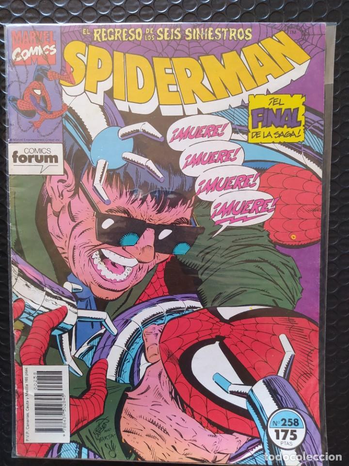 C&oacute;mics: SPIDERMAN #258-1&ordf; EDIC.-FORUM-FN-BOLSA & BACKBOARD - Foto 1