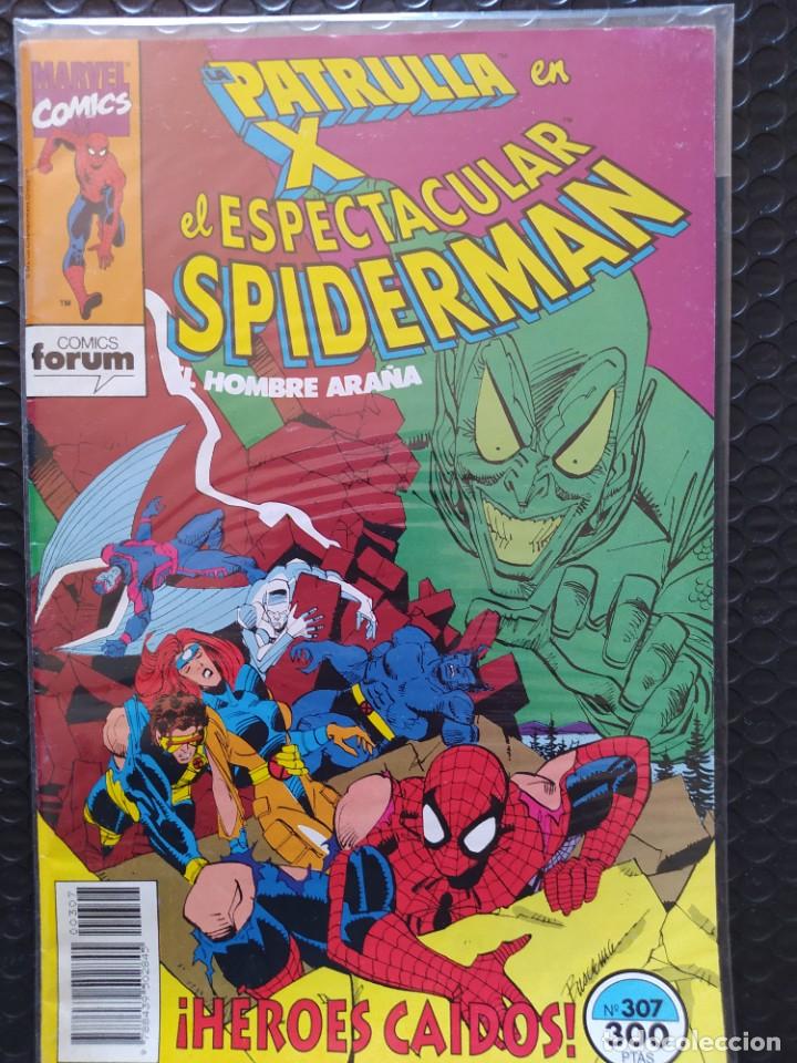C&oacute;mics: SPIDERMAN #307-1&ordf; EDIC.-FORUM-FN-BOLSA & BACKBOARD - Foto 1