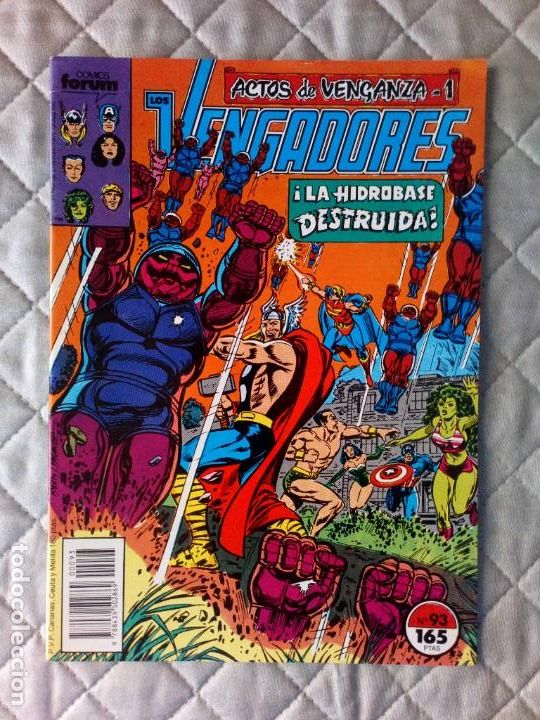 C&oacute;mics: Los Vengadores Vol. 1 N&ordm; 93 FORUM - Foto 1