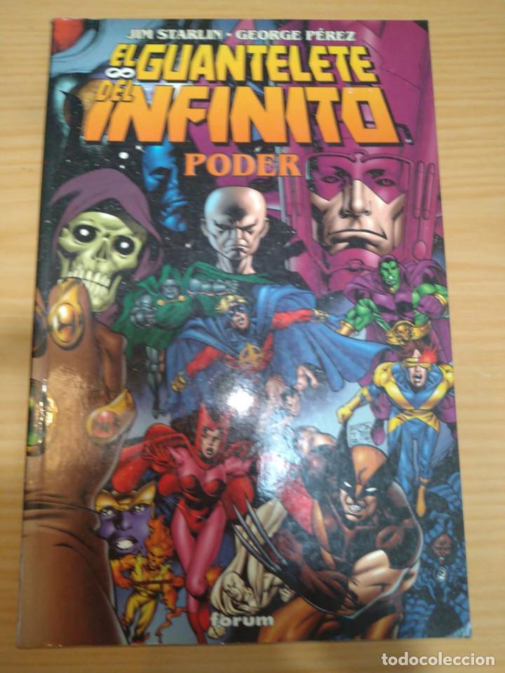 C&oacute;mics: EL GUANTALETE DEL INFINITO EN DOS TOMOS DIOS PODER MUY BUEN ESTADO - Foto 2