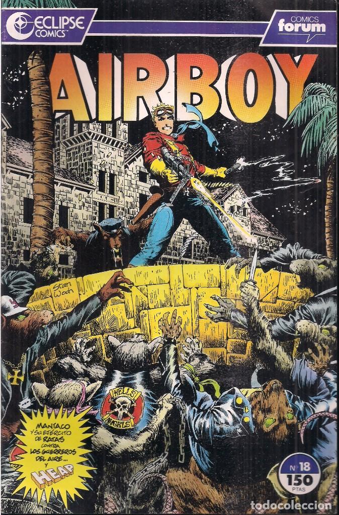 C&oacute;mics: AIRBOY N&ordm; 18: ESTADO DE SITIO. FORUM. ECLIPSE COMICS - Foto 1