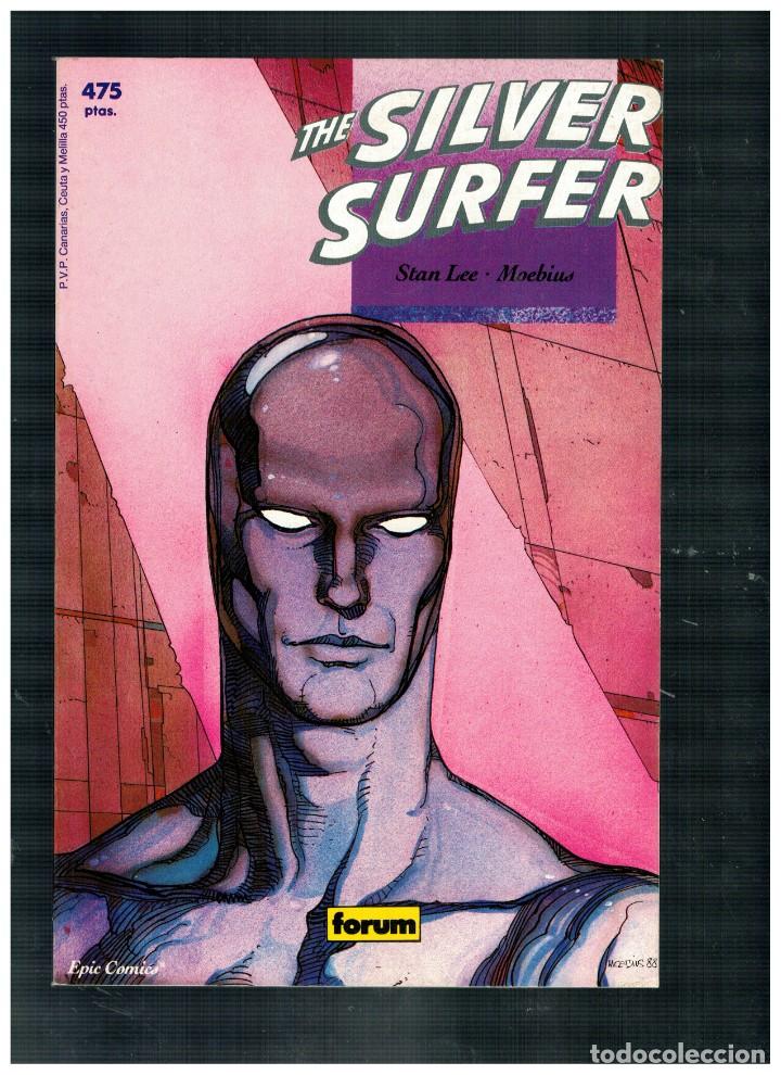 C&oacute;mics: THE SILVER SURFER. STAN LEE &middot; MOEBIUS. FORUM. MUY BUENO. - Foto 1