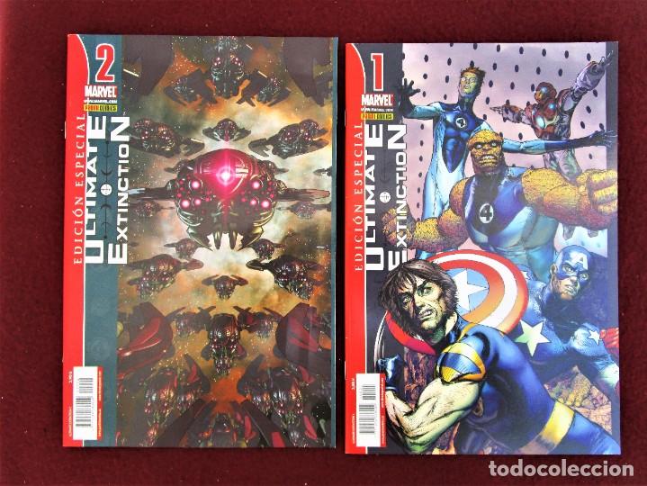 Comics: ULTIMATE EXTINCTION Forum. N&ordm; 1 Y 2. Perfecto estado. Nunca le&iacute;dos.En fundas ULTRA PRO