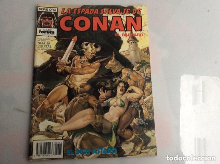 C&oacute;mics: LA ESPADA SALVAJE DE CONAN N&ordm; 98 - 1&ordf; - PRIMERA EDICION - Foto 1