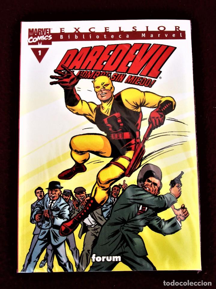 C&oacute;mics: DAREDEVIL Excelsior biblioteca Marvel n&ordm; 1 Forum EXCELENTE CONSERVACI&Oacute;N - Foto 1