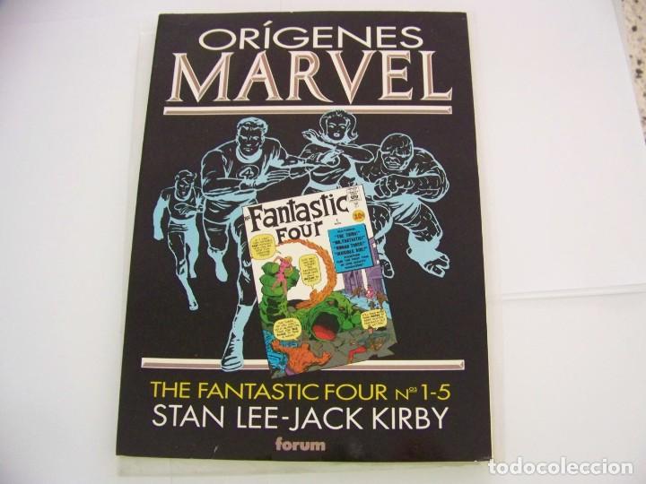C&oacute;mics: FORUM ORIGENES MARVEL THE FANTASTIC FOUR 1-5 - Foto 1