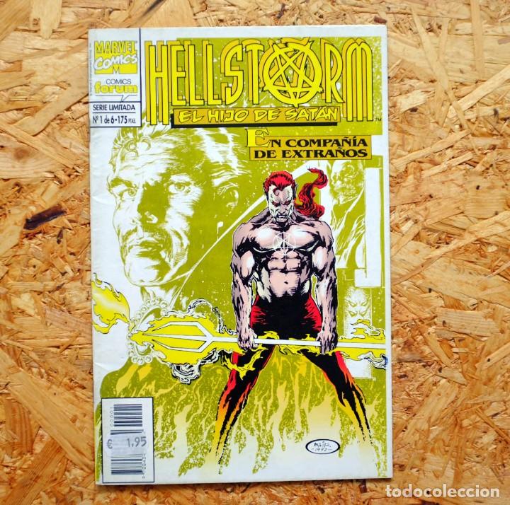 C&oacute;mics: Hellstorm. El Hijo de Sat&aacute;n. Comics Forum. Marvel. Dos n&uacute;meros (1 y 2) - Foto 2