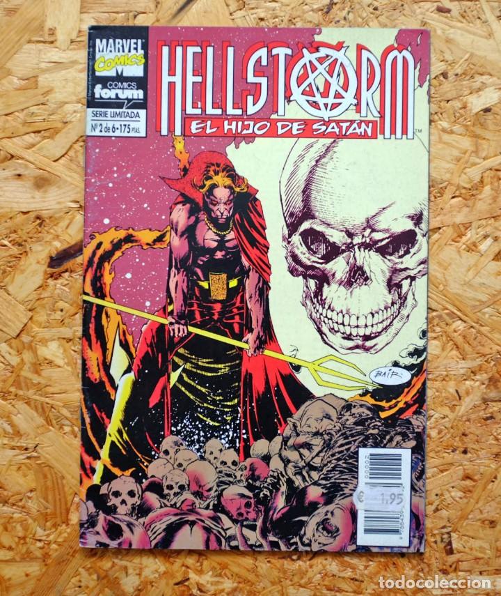C&oacute;mics: Hellstorm. El Hijo de Sat&aacute;n. Comics Forum. Marvel. Dos n&uacute;meros (1 y 2) - Foto 4