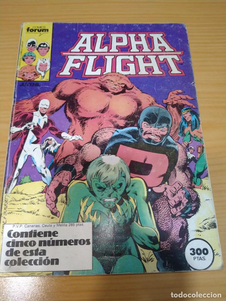 C&oacute;mics: ALPHA FLIGHT RETAPADO N&ordm;S 1 2 3 4 5 VOL.1 FORUM ESTADO NORMAL - Foto 1