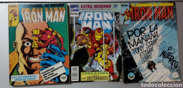 Cómics: Lote de 19 numeros cómic IRON MAN.años 90 incluye 2 extras - Foto 2 - 268175604