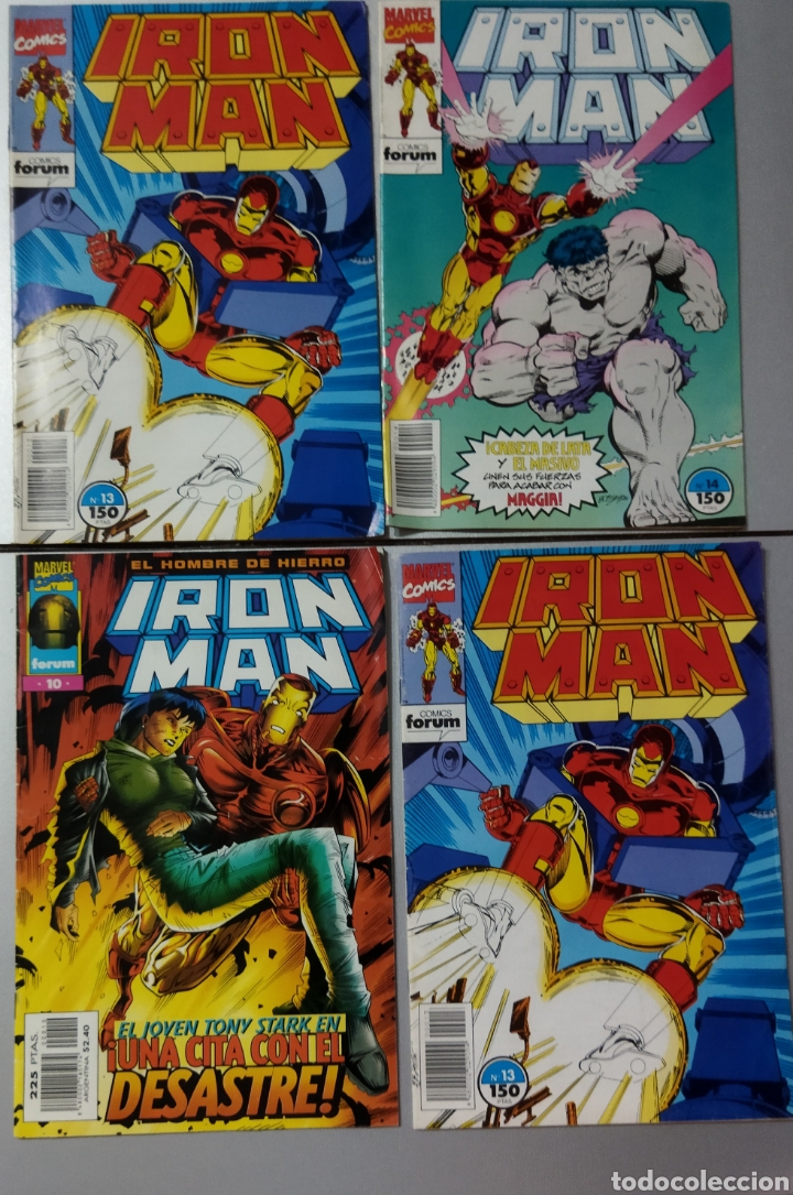 Cómics: Lote de 19 numeros cómic IRON MAN.años 90 incluye 2 extras - Foto 4 - 268175604