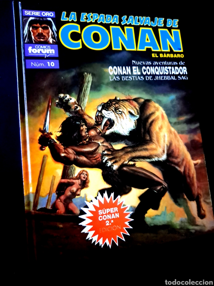 C&oacute;mics: EXCELENTE ESTADO LA ESPADA SALVAJE DE CONAN 10 SERIE ORO COMICS FORUM - Foto 1